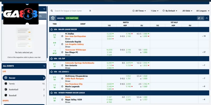 Các bước tham gia cược thể thao đơn giản, thao tác không quá phức tạp