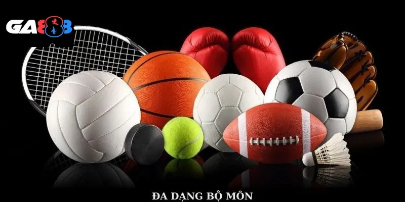 Những bộ môn thể thao có mặt trên nền tảng được thiết kế giao diện đẹp mắt